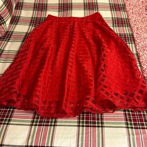 English Factory red Gorgeous Skirt